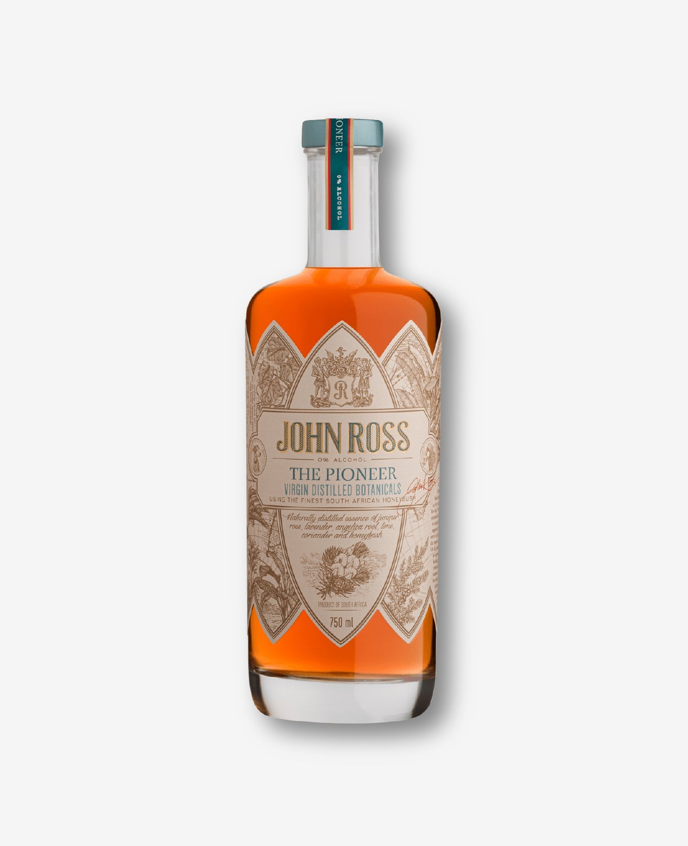 Barker & Quin The Pioneer — non-alcoholic honeybush spirit, 750ml bottle