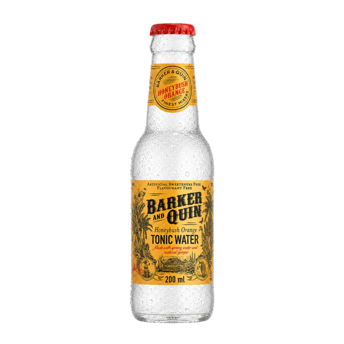 Barker & Quin Honeybush Orange Tonic Water — chilled 200ml bottle