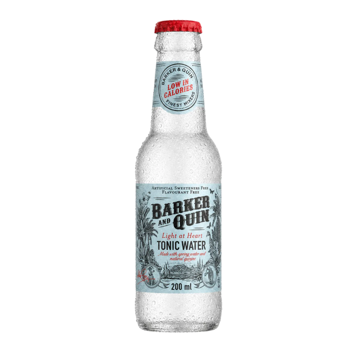 Barker & Quin Light At Heart low-calorie Tonic Water — chilled 200ml bottle